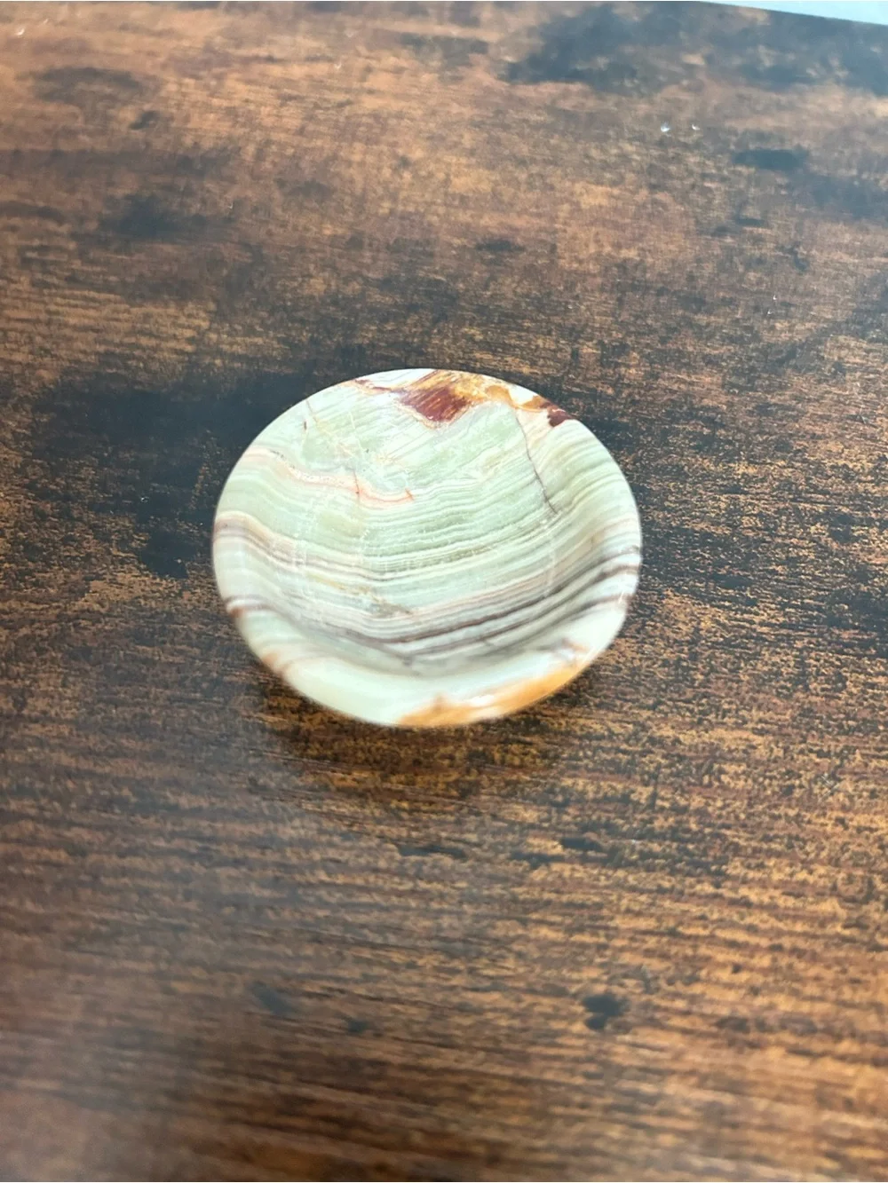 Polished Green Onyx Decorative Bowl